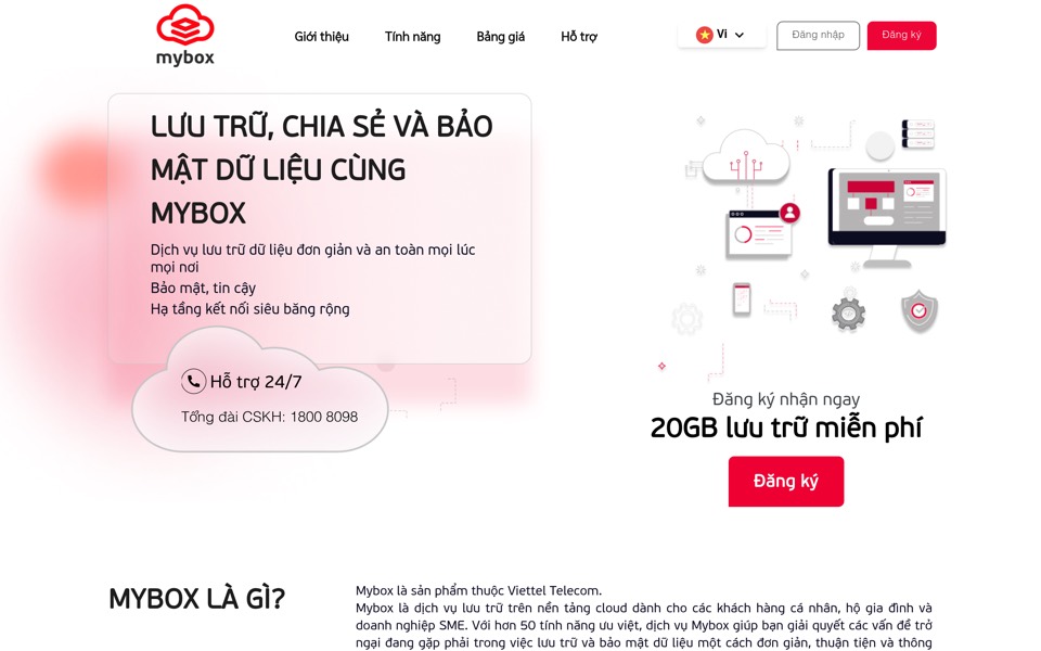 Ảnh preview MyBox — Cloud Storage